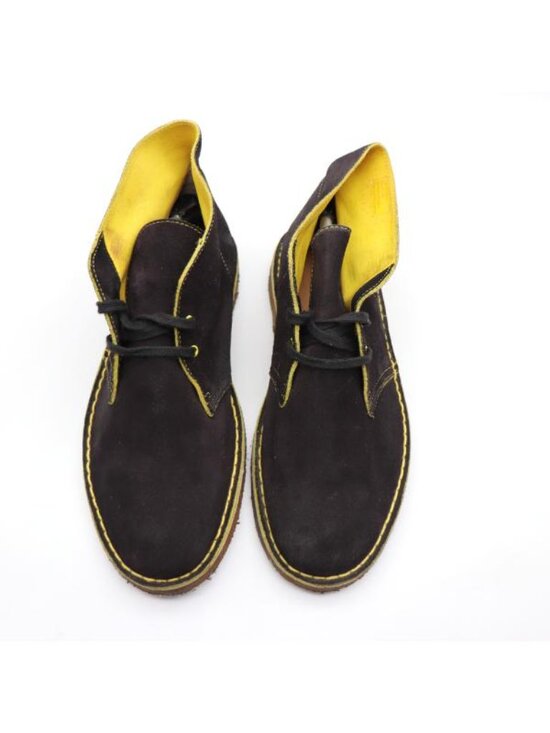 Clarks Originals Desert Black Yellow Suede Oxford Men\'s Size 12 Boots Crepe Sole main image 7